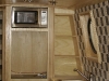 Microwave, over where the cooker will be
