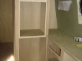 The Galley - Fridge, oven and microwave will go in this unit.