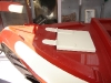 Front view showing gas locker cover.