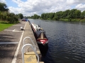 Moored at Hazelford Lock