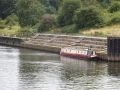 Moored below Hazelford Lock (3)