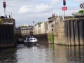 Small boat in Hazelford Lock