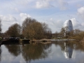 Belgrave Lock and the National Space Centre.JPG