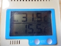 Temp while we were away