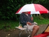 Only Ken and Ducks Are Out in This Weather