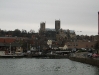 View of the cathedral from Brayford Pool