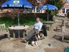 Dad and me and my bucket of water!